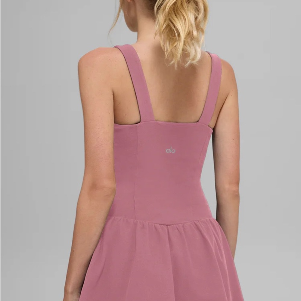 New ALO Alosoft Break Point Tennis Dress SIZE SMALL - Picture 3 of 6